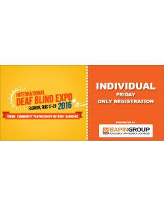 Individual Friday-Only Registration