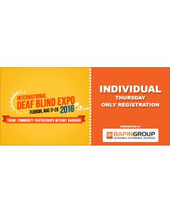 Individual Thursday-Only Registration 