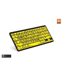 LargePrint Black on Yellow - Bluetooth Mini Keyboard