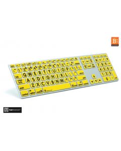 LargePrint Black on Yellow - Mac Advance Line Keyboard