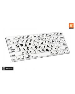LargePrint Black on White - Magic Keyboard Cover