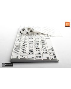 LargePrint Black on White - Magic Numeric Keyboard Cover